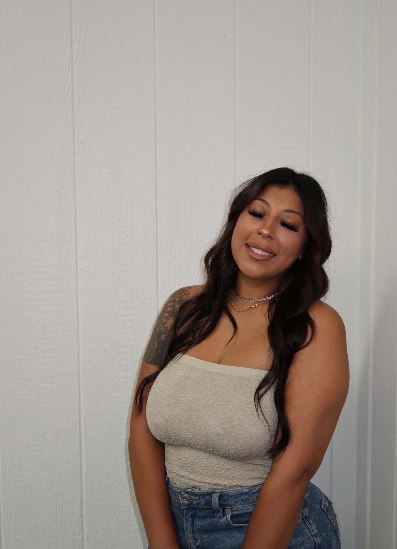 Pretty In Petals Tube Top