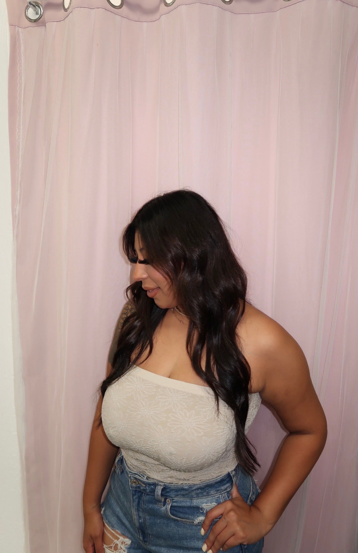 Pretty In Petals Tube Top